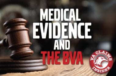 Medical Evidence and the BVA