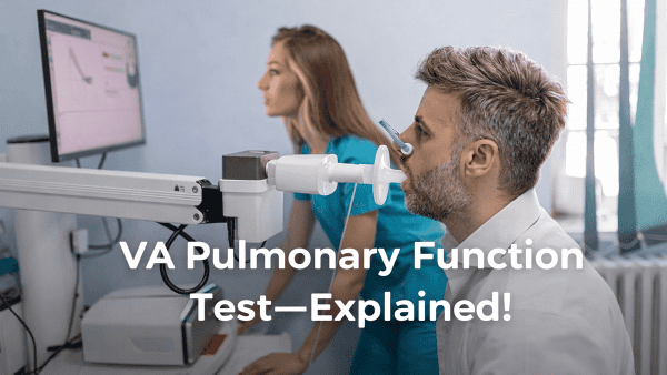 PULMONARY FUNCTION TEST VA DISABILITY.